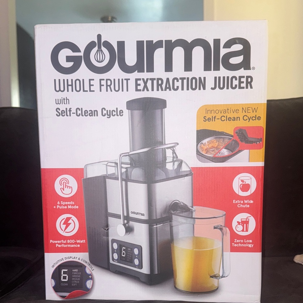 Gourmia Whole Fruit Extraction Juicer